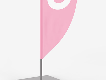 Bandiera da spiaggia personalizzata