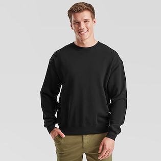 Fruit of the Loom Classic Set-in Sweat - black
