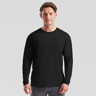 Fruit of the Loom Valueweight Long Sleeve T - black