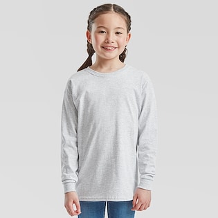 Fruit of the Loom Kids Valueweight Long Sleeve T