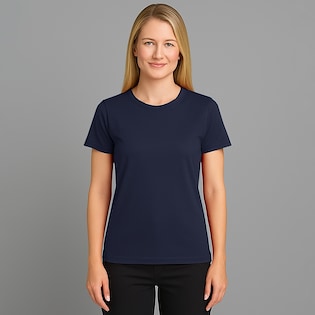 Tee Jays Ladies Interlock Tee - navy
