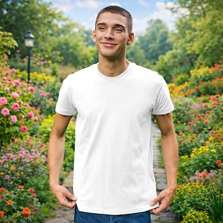 Neutral Mens Fitted T-shirt - white