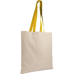 Borsa shopper in cotone Metropolitan - yellow