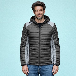 Tee Jays Hooded Aspen Crossover - space grey/ grey melange