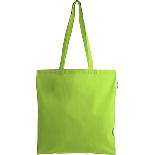 Borsa shopper in cotone Dallas - green apple