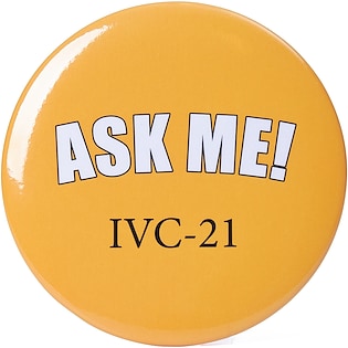 Spilla promozionale Topic 100 mm