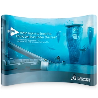 Espositore a parete Pop Up Large, 320 cm