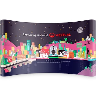 Espositore a parete Pop Up XL, 395 cm