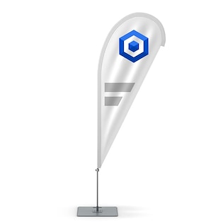 Pinna pubblicitaria da spiaggia Drop XL, 520 cm