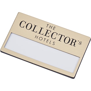 Targhetta con nome Libero