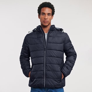 Russell Men´s Hooded Nano Jacket 440M - french navy