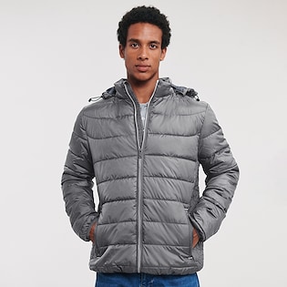Russell Men´s Hooded Nano Jacket 440M - iron