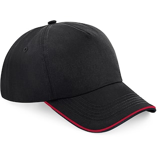 Beechfield Logan - black/ classic red