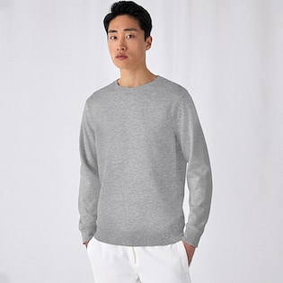 B&C Organic Crew Neck - heather grey