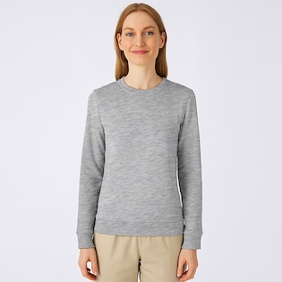 B&C Organic Crew Neck Women - heather grey