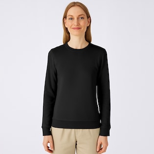 B&C Organic Crew Neck Women - pure black