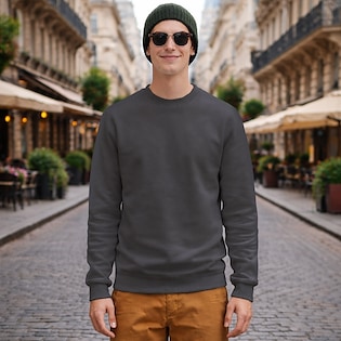 B&C King Crew Neck - asphalt