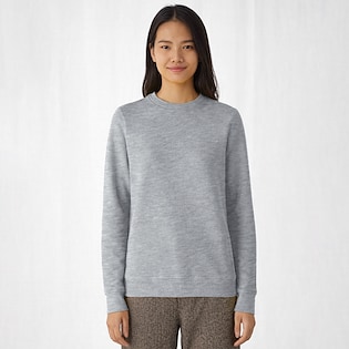 B&C Queen Crew Neck - heather grey