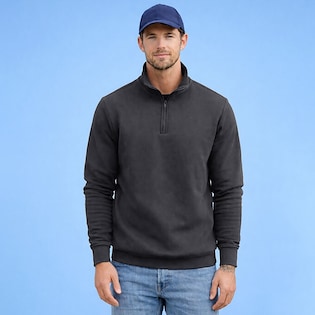 Tee Jays Half Zip Sweatshirt - dark grey