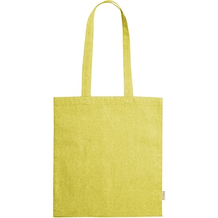Borsa shopper in cotone Montparnasse - giallo