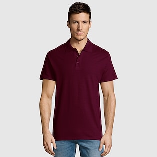SOL´s Summer II Men Polo - burgundy