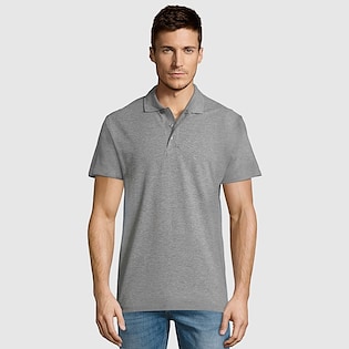 SOL´s Summer II Men Polo - grey melange