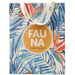 Borsa shopper in cotone Alba