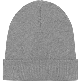 Stanley & Stella Rib Beanie - mid heather grey