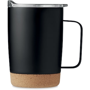 Tazza termica Rossendale, 30 cl - nero