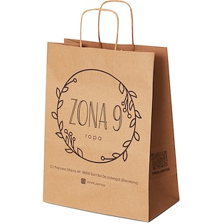 Sacchetto di carta Tango Brown 33 x 25 x 13 cm