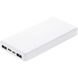Powerbank Damien, 10.000 mAh - bianco