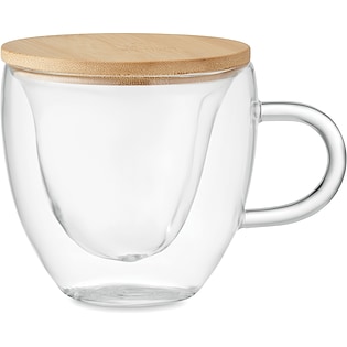 Tazza in vetro Loving