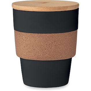 Tazza take-away Felicity, 30 cl - black