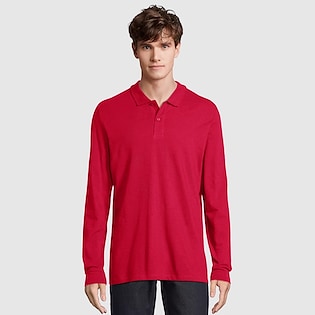 SOL´s Polo LSL Men - red