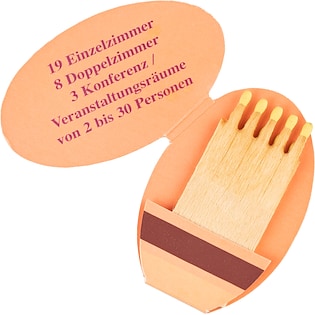 Scatola di fiammiferi a portafoglio Orly