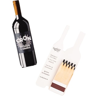 Scatola di fiammiferi a portafoglio Bordeaux