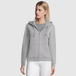 SOL´s Spike Women´s Hoodie - grey melange