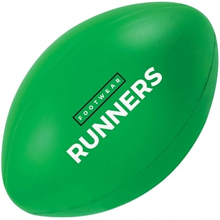 Pallina antistress Rugby Ball - green