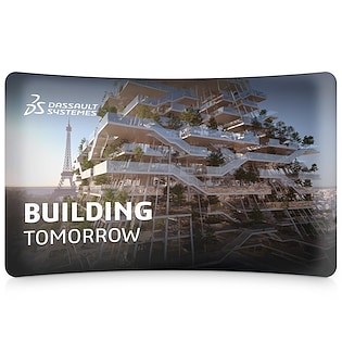 Espositore a parete Softwall Large, 400 cm