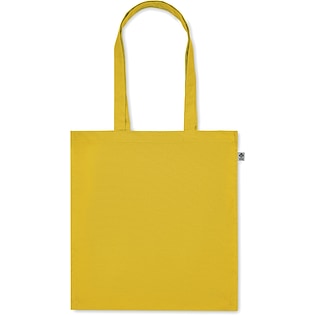 Borsa shopper in cotone Wicklow - yellow