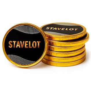Moneta di cioccolato Stavelot, 40 mm