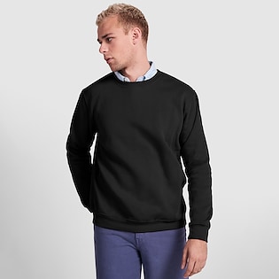 Roly Clasica Unisex Sweatshirt - solid black