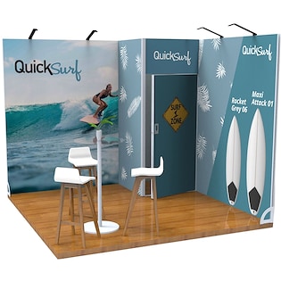 Stand espositivo Evo 9 m2