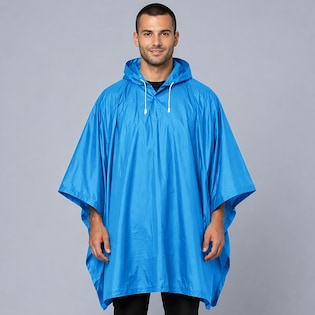 Poncho impermeabile Solvang - royal blue