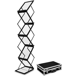 Porta opuscoli Flex Black Suitcase