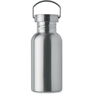 Borraccia sport Lucy, 50 cl - silver matted