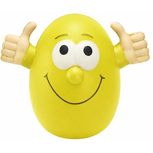Pallina antistress Rocking Egg Wobbler - giallo