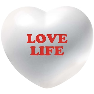 Pallina antistress Luca - white