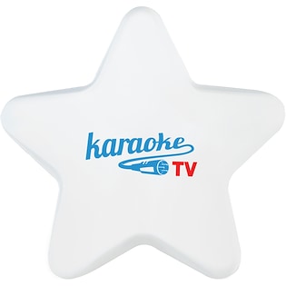 Pallina antistress Star - white