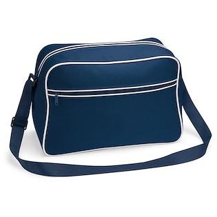 Bagbase Retro - french navy/ white